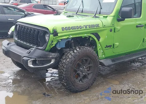 2025 Jeep Gladiator High Tide from USA, damaged, VIN 1C6PJTAG7SL518222